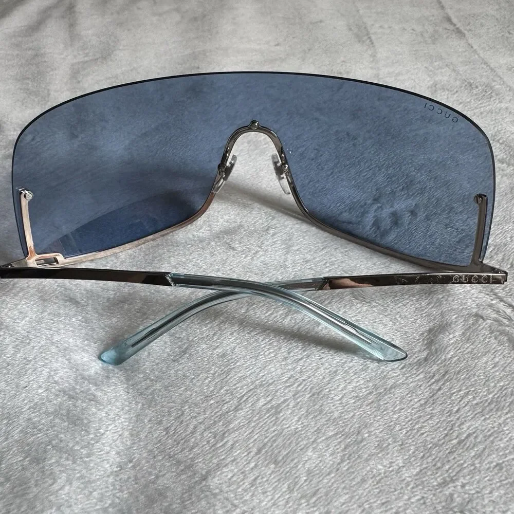GUCCI GG Monogram Mirror Shield Sunglasses